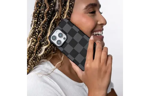 Velvet Caviar MagSafe Case for iPhone 16 Pro Max - Noir Vibe Checker