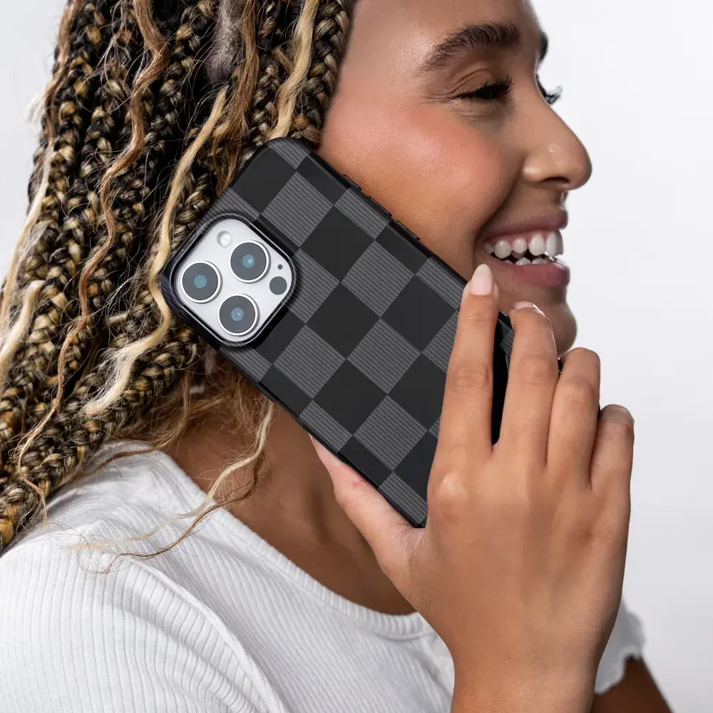 Velvet Caviar MagSafe Case for iPhone 16 Pro Max - Noir Vibe Checker