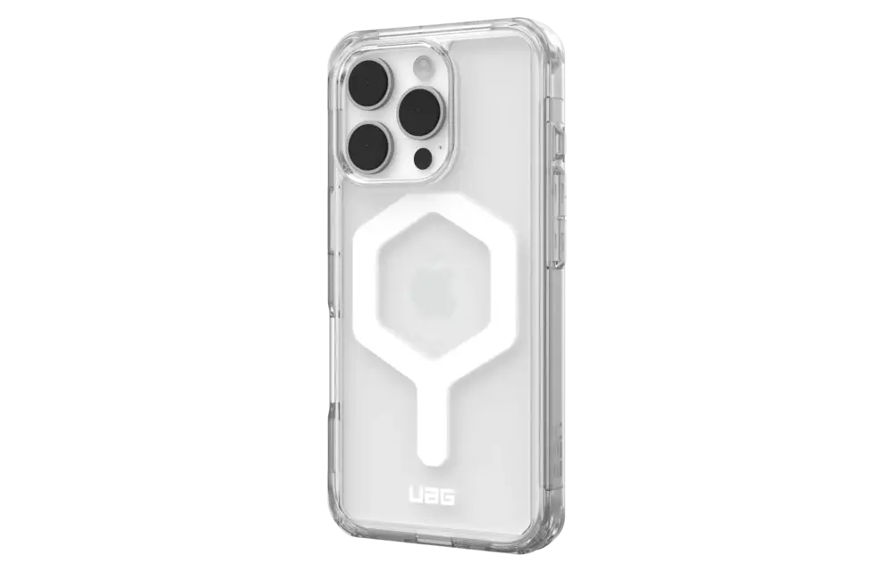 UAG Plyo MagSafe Case for iPhone 16 Pro - Ice and White