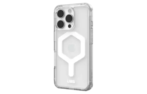 UAG Plyo MagSafe Case for iPhone 16 Pro - Ice and White