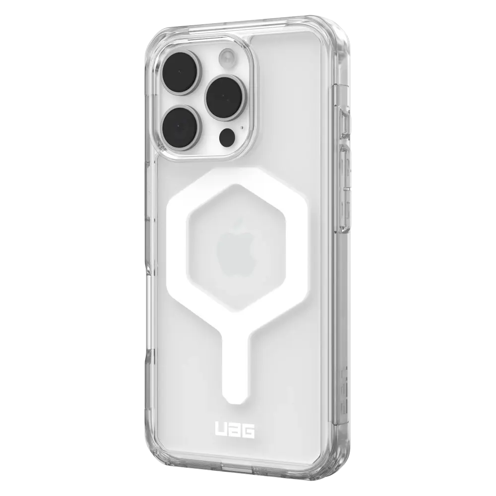 UAG Plyo MagSafe Case for iPhone 16 Pro - Ice and White