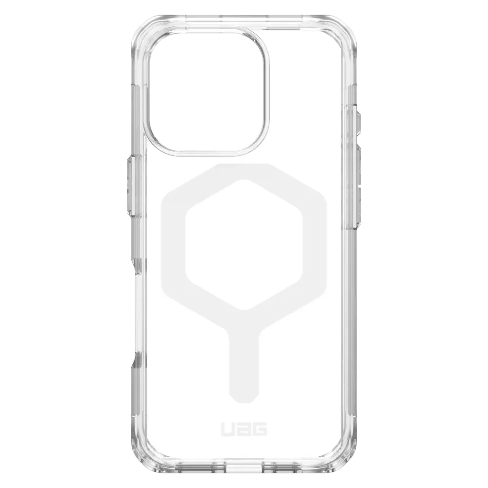 UAG Plyo MagSafe Case for iPhone 16 Pro - Ice and White