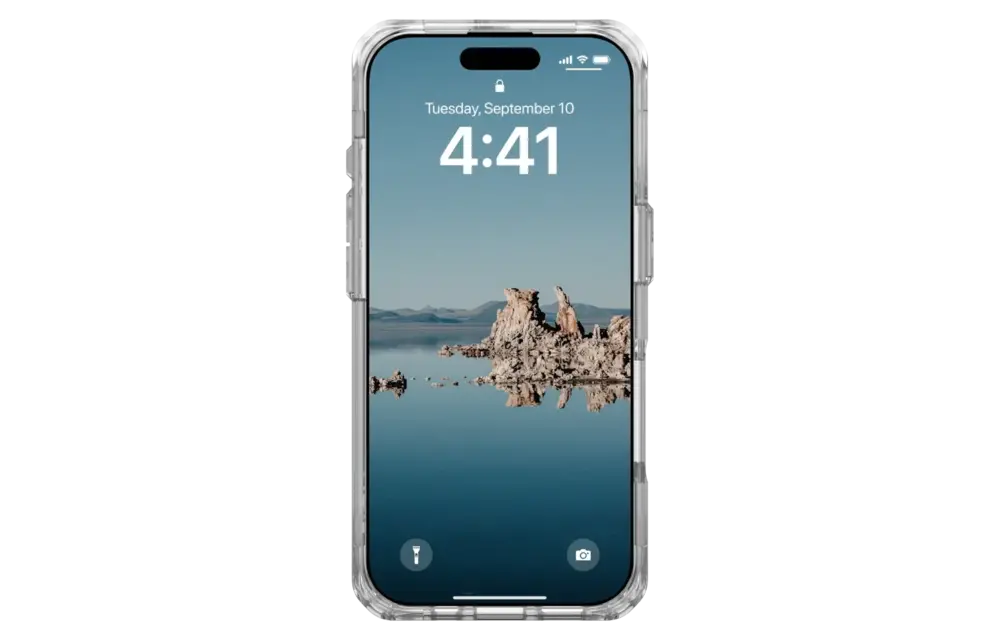 UAG Plyo MagSafe Case for iPhone 16 Pro - Ice and White