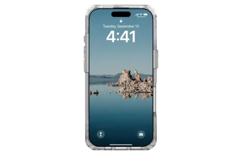 UAG Plyo MagSafe Case for iPhone 16 Pro - Ice and White