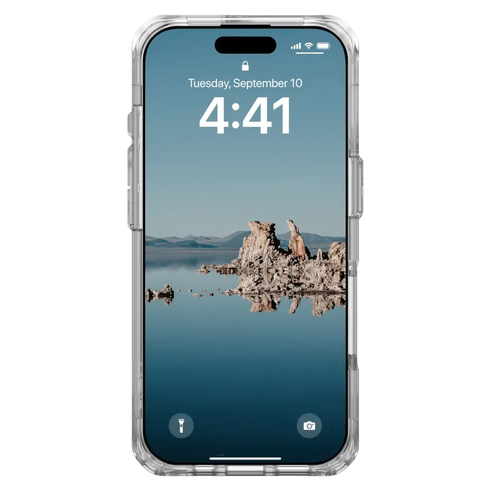 UAG Plyo MagSafe Case for iPhone 16 Pro - Ice and White