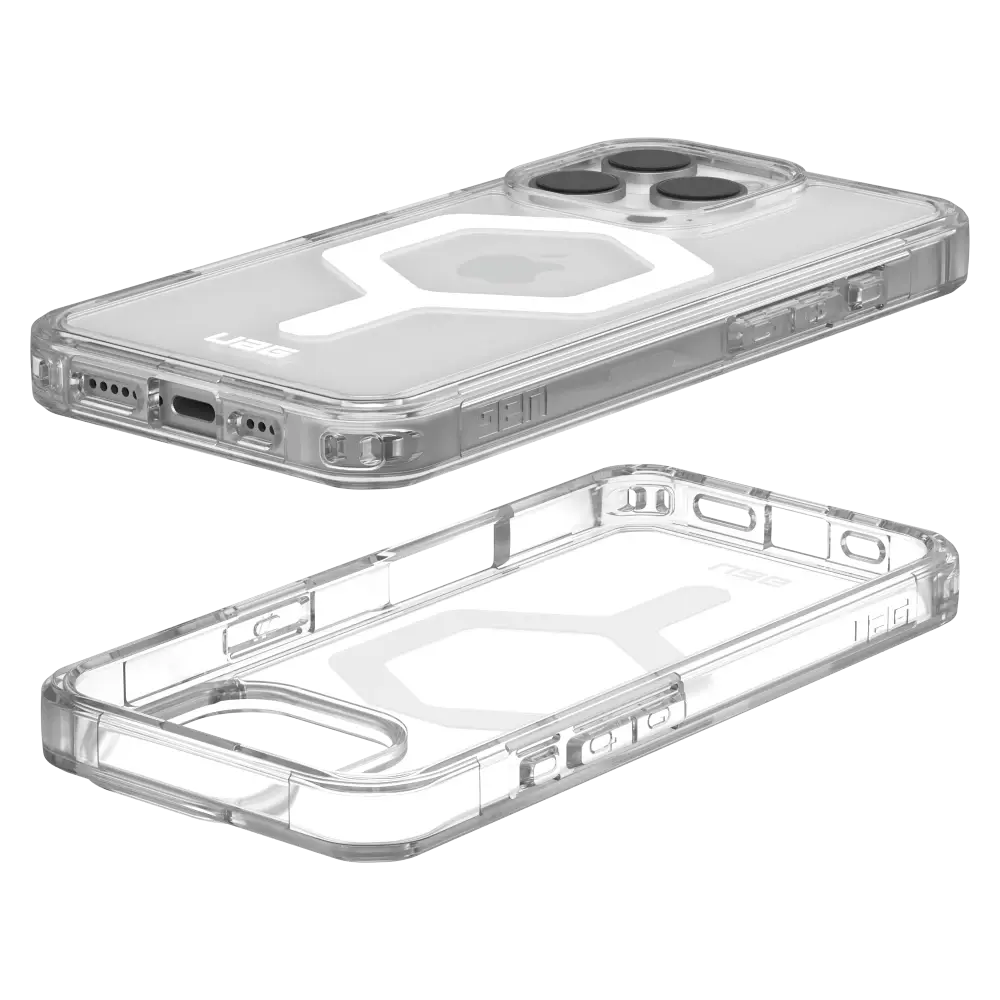 UAG Plyo MagSafe Case for iPhone 16 Pro - Ice and White