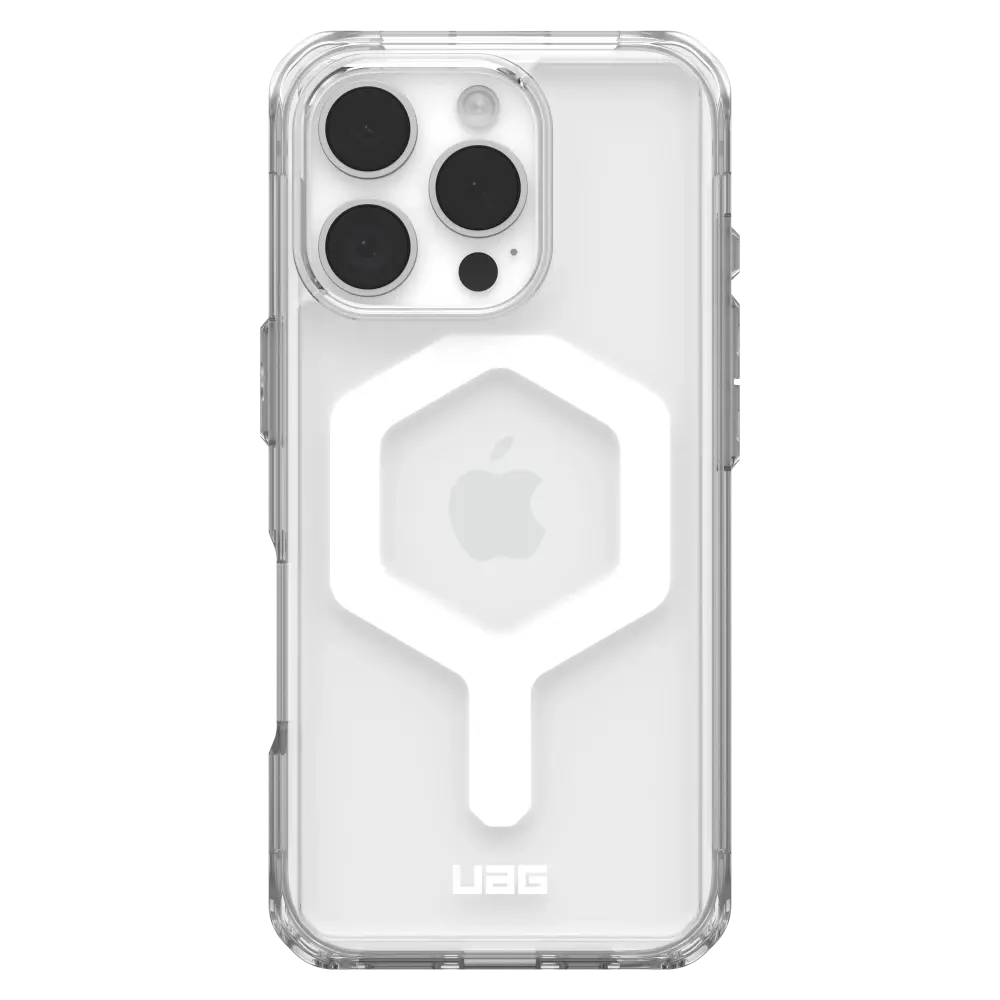 UAG Plyo MagSafe Case for iPhone 16 Pro - Ice and White