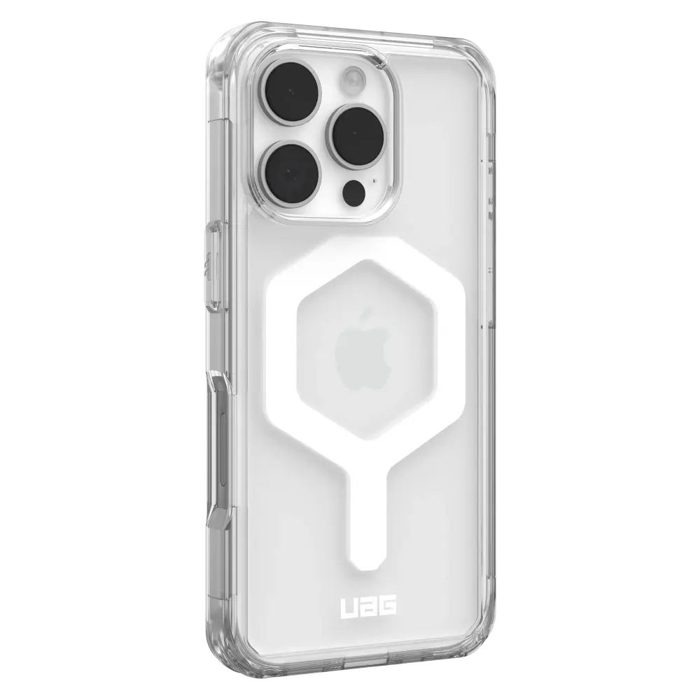 UAG Plyo MagSafe Case for iPhone 16 Pro - Ice and White