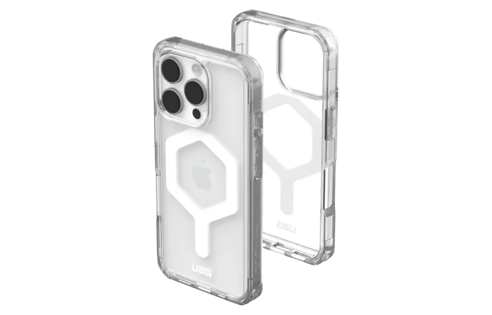 UAG Plyo MagSafe Case for iPhone 16 Pro - Ice and White