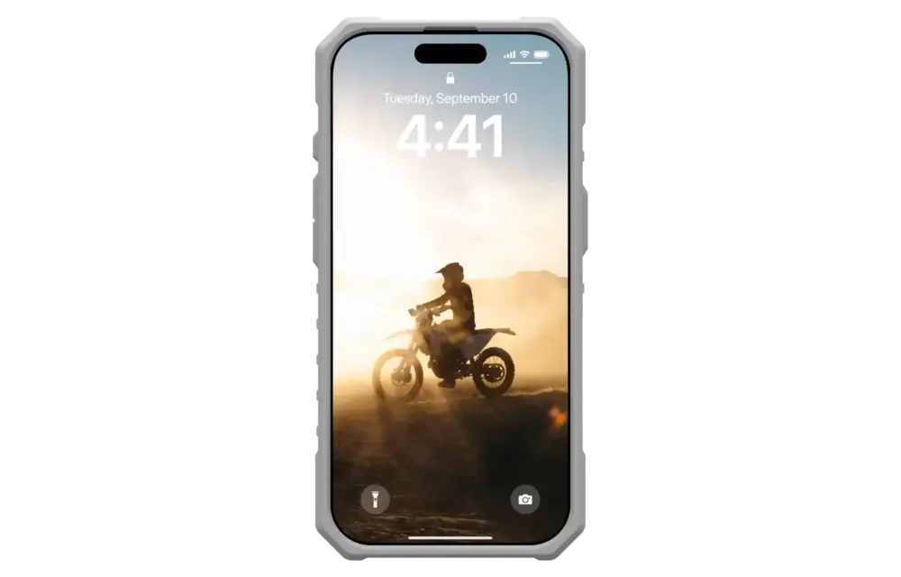 UAG Pathfinder Clear MagSafe Case for iPhone 16 Pro - Active Neon