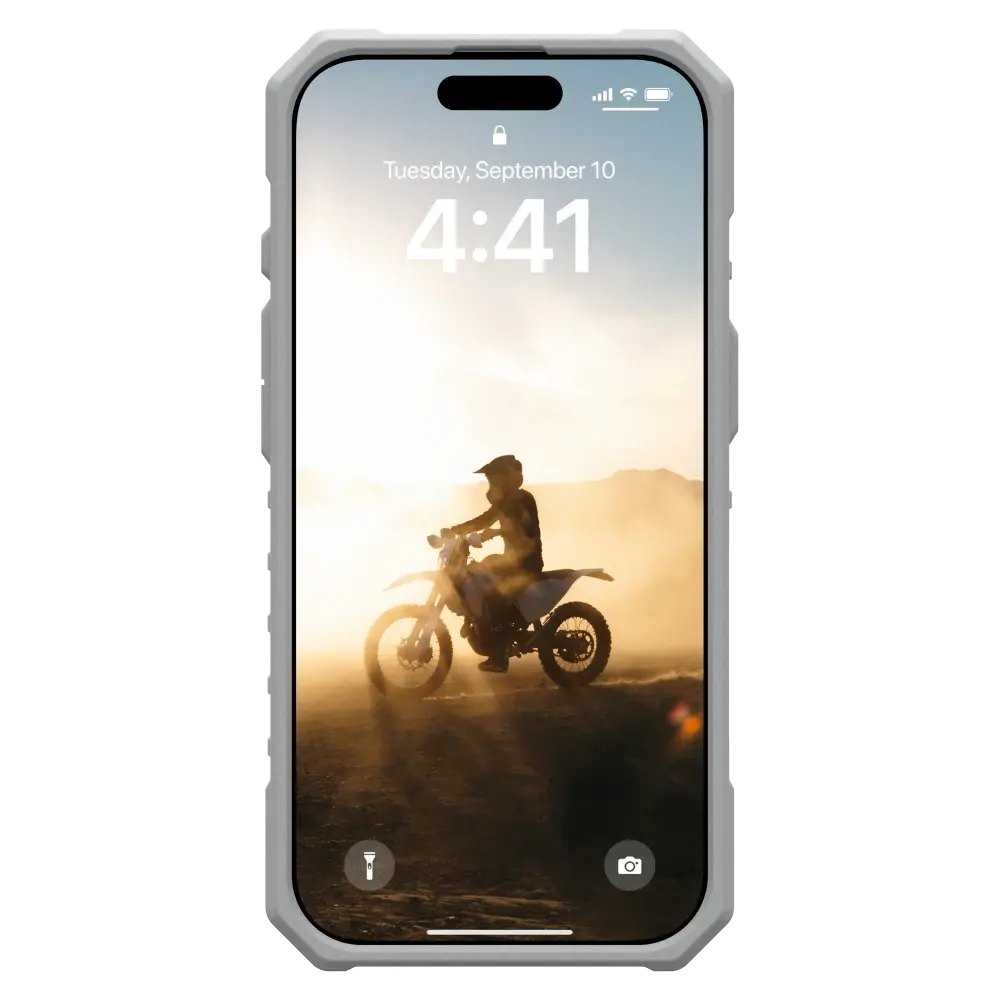 UAG Pathfinder Clear MagSafe Case for iPhone 16 Pro - Active Neon