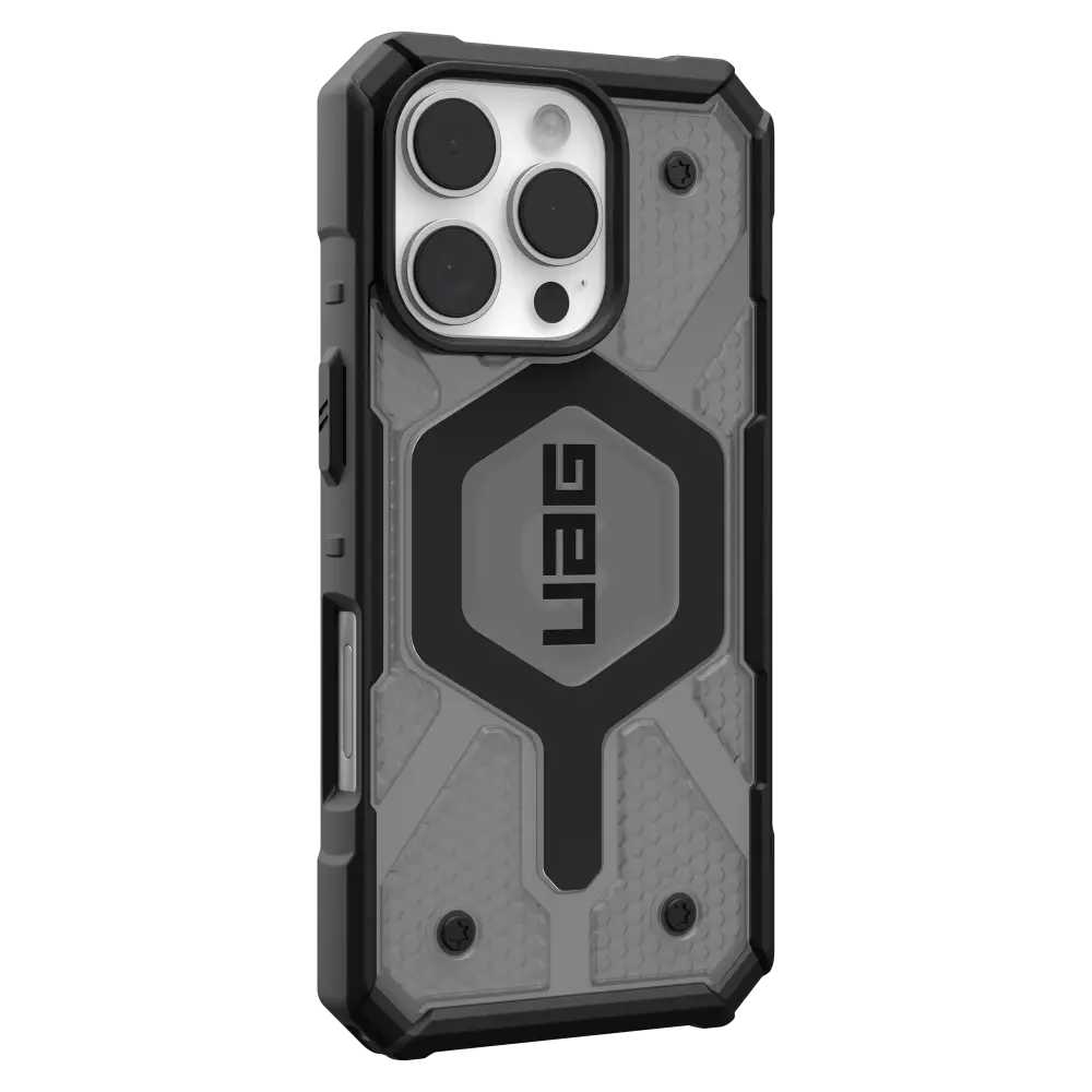 UAG Pathfinder Clear MagSafe Case for iPhone 16 Pro - Ash