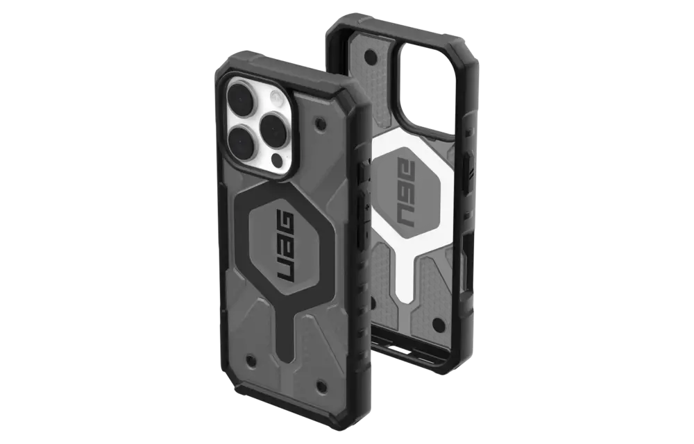 UAG Pathfinder Clear MagSafe Case for iPhone 16 Pro - Ash