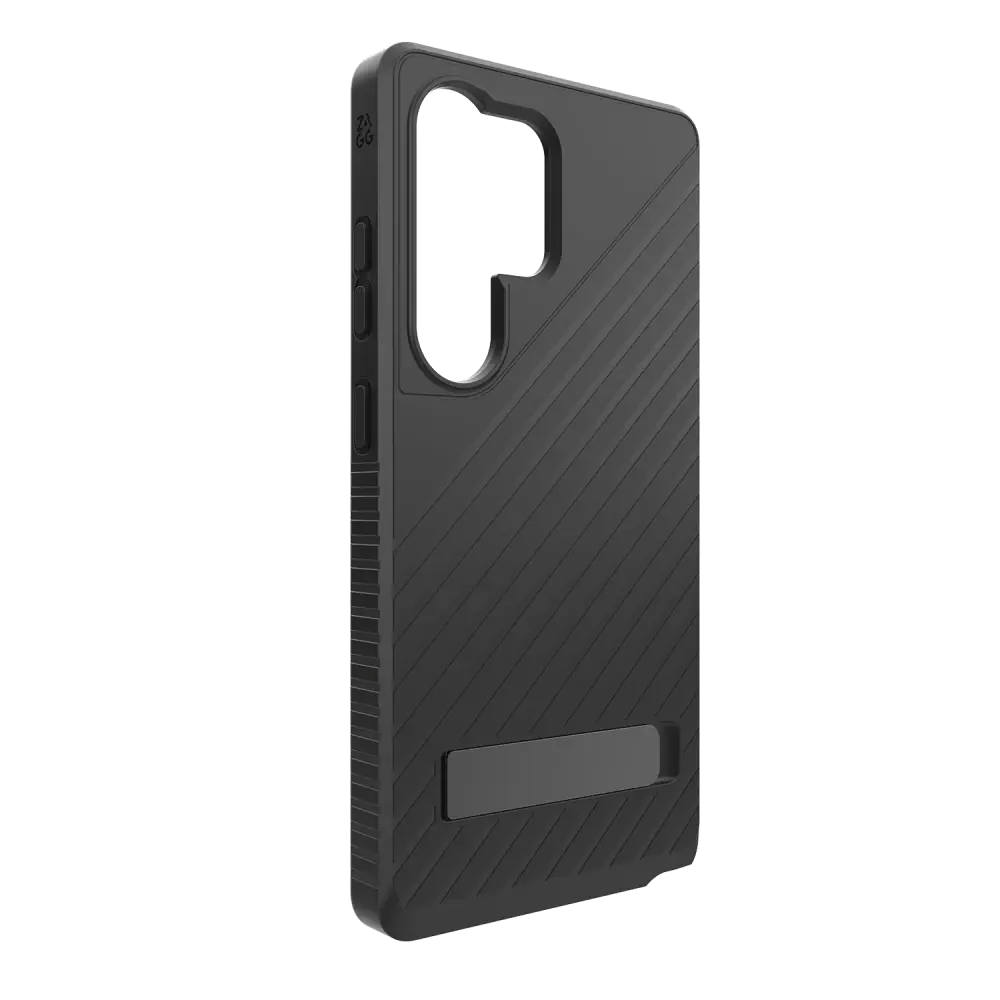 ZAGG Denali Case with Kick Stand for Samsung Galaxy S25 Ultra - Black