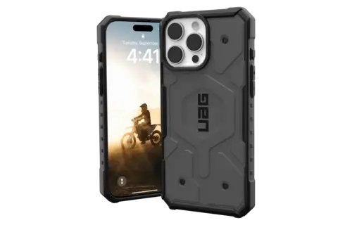 UAG Pathfinder MagSafe Case for iPhone 16 Pro Max - Silver