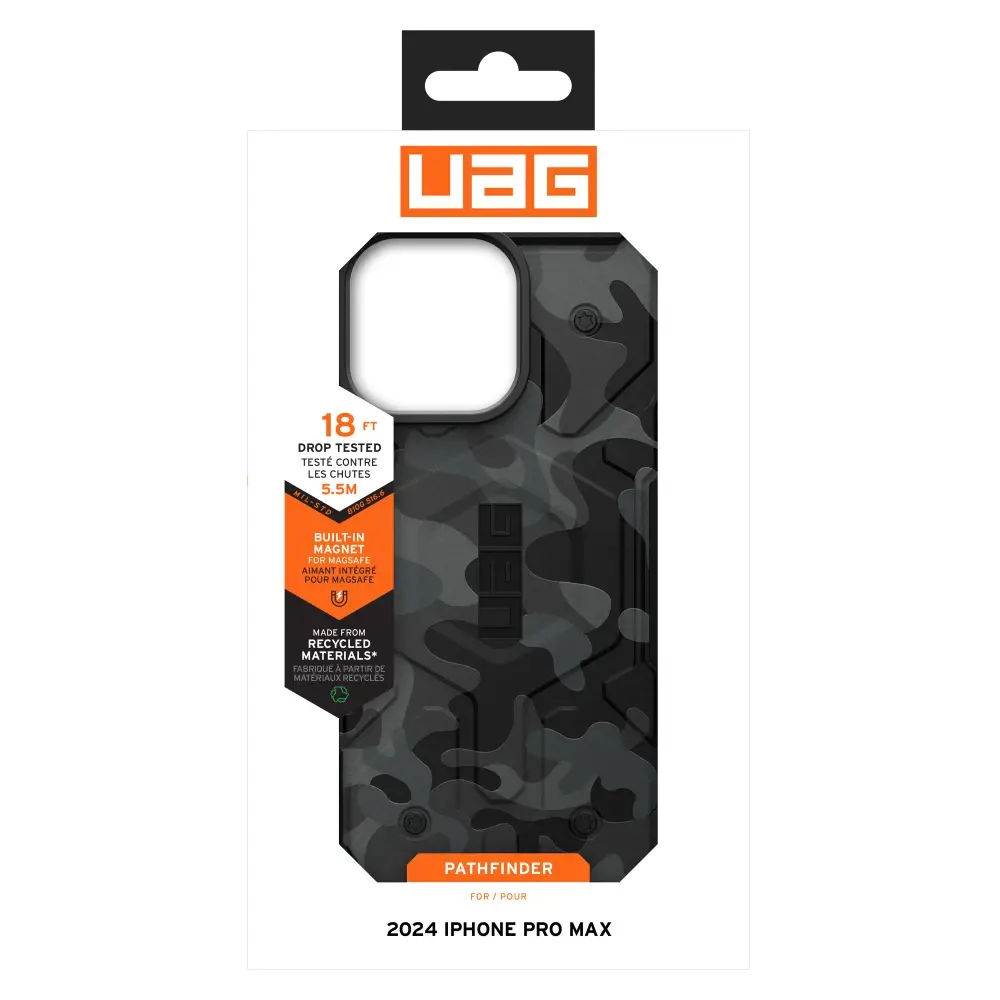 UAG Pathfinder SE MagSafe Case for iPhone 16 Pro Max - Midnight Camo