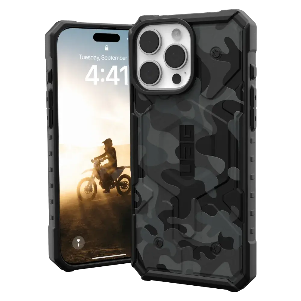 UAG Pathfinder SE MagSafe Case for iPhone 16 Pro Max - Midnight Camo