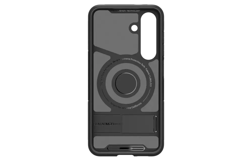 Spigen Slim Armor Kickstand MagSafe Case for Samsung Galaxy S25 - Black