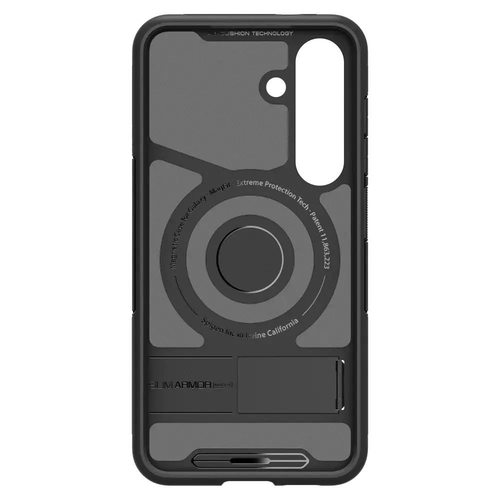 Spigen Slim Armor Kickstand MagSafe Case for Samsung Galaxy S25 - Black