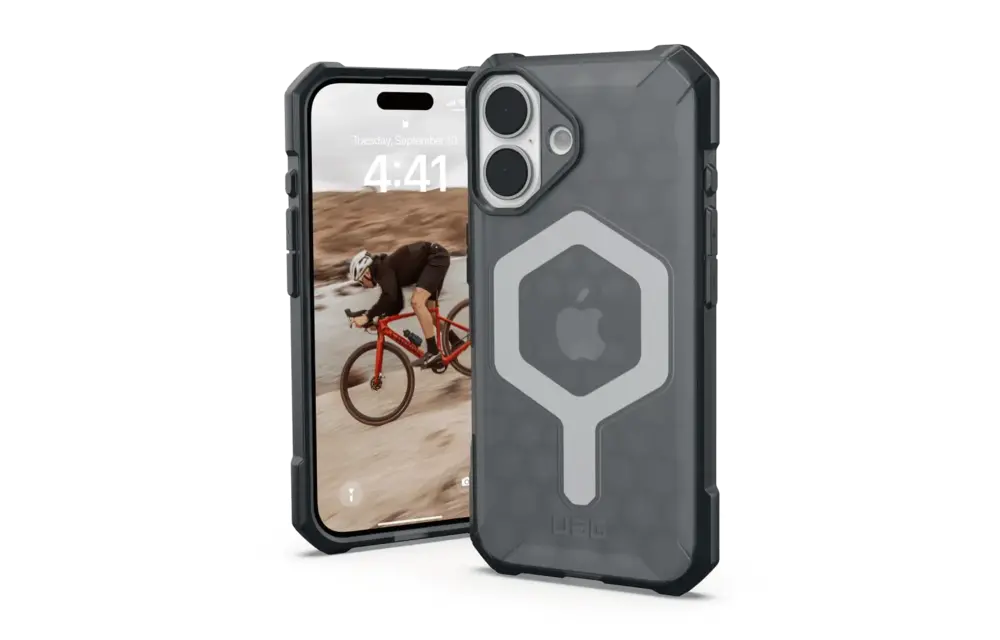 UAG Essential Armor MagSafe Case for iPhone 16 - Ash