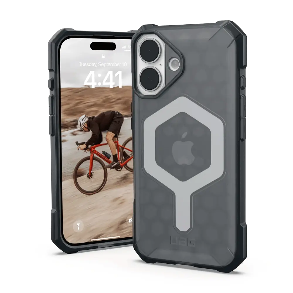 UAG Essential Armor MagSafe Case for iPhone 16 - Ash