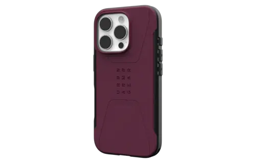 UAG Civilian MagSafe Case for iPhone 16 Pro - Bordeaux