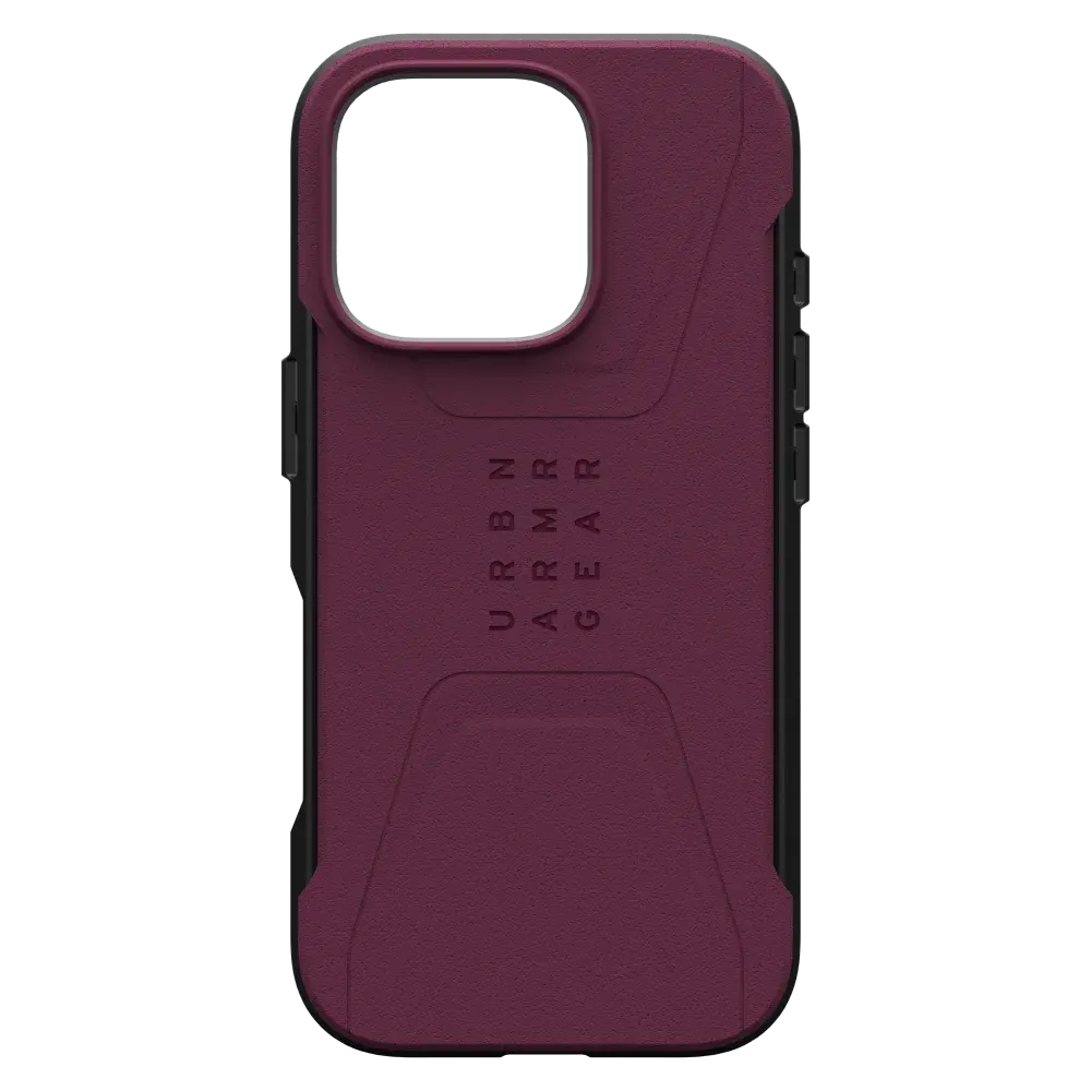 UAG Civilian MagSafe Case for iPhone 16 Pro - Bordeaux