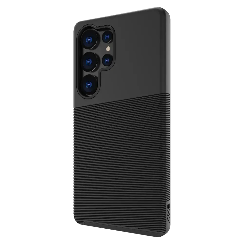 Axessorize ProTech Plus Case + ArmorGlass Screen Protector for Samsung Galaxy S25 Ultra - Black