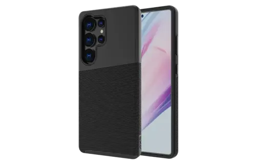 Axessorize ProTech Plus Case + ArmorGlass Screen Protector for Samsung Galaxy S25 Ultra - Black