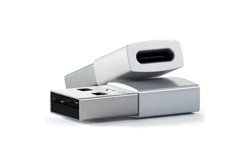 Satechi Aluminum USB-A to USB-C Adapter - Silver