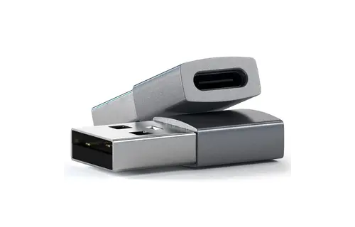 Satechi Aluminum USB-A to USB-C Adapter - Space Gray