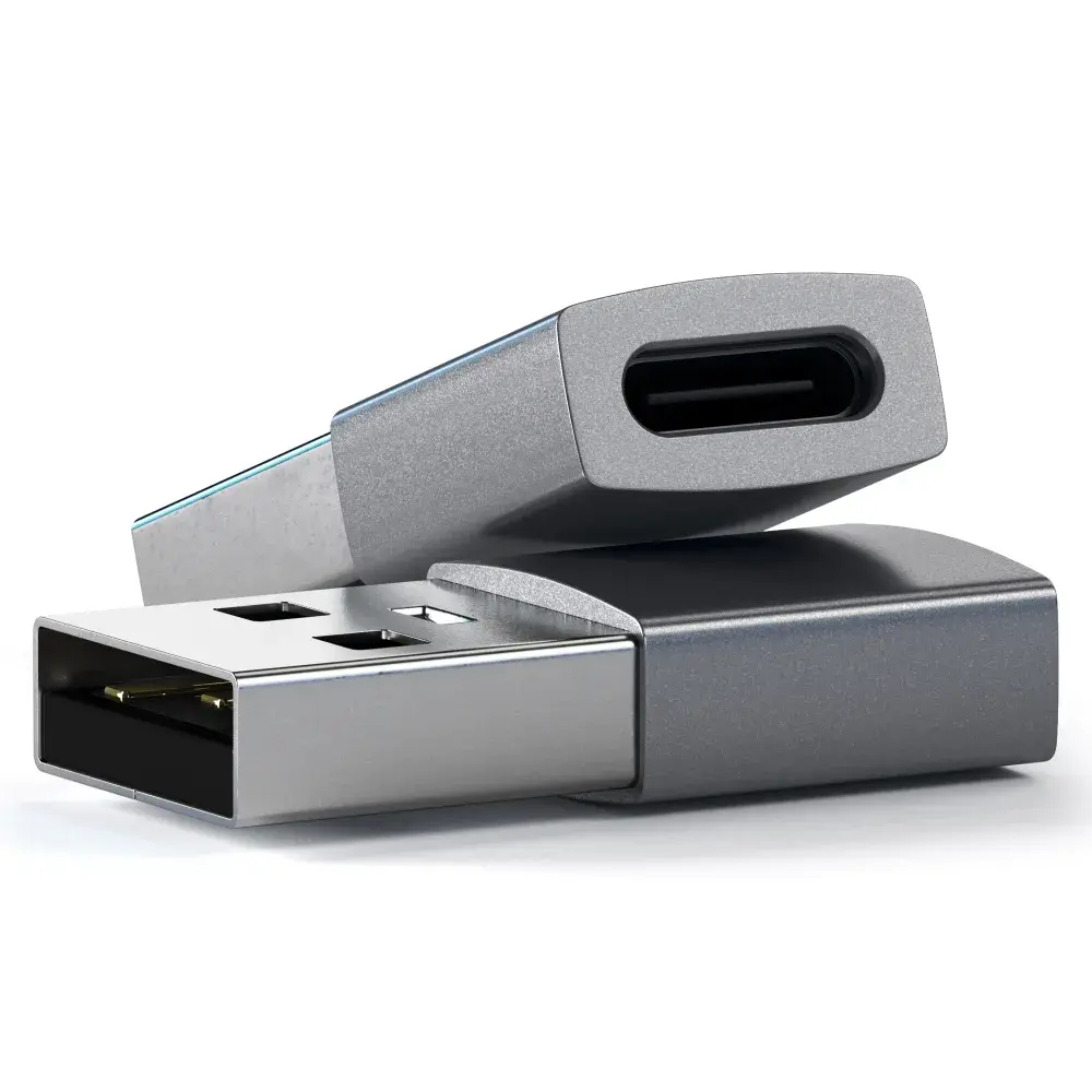 Satechi Aluminum USB-A to USB-C Adapter - Space Gray