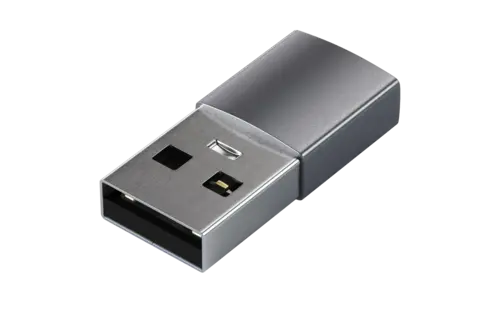 Satechi Aluminum USB-A to USB-C Adapter - Space Gray