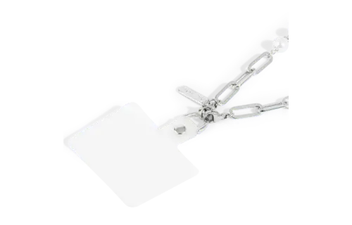 Case Mate Link Chain Phone Wristlet - Silver Pearl