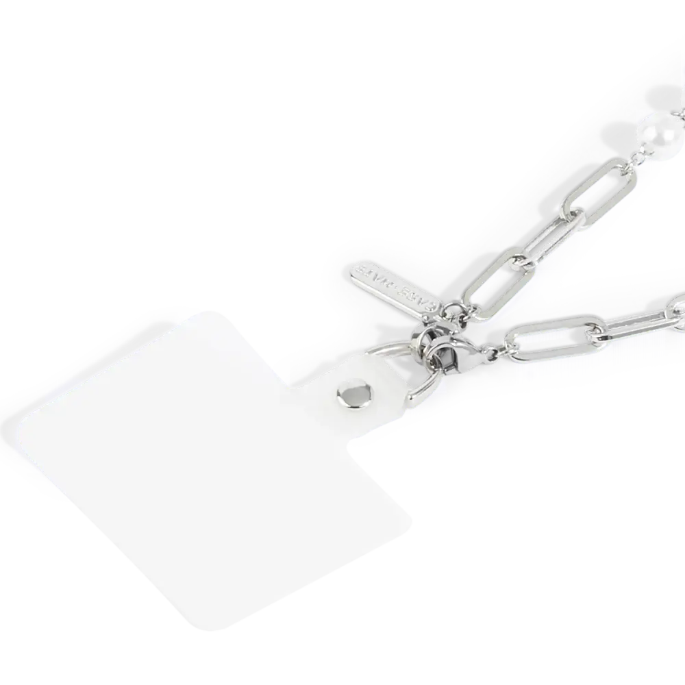 Case Mate Link Chain Phone Wristlet - Silver Pearl