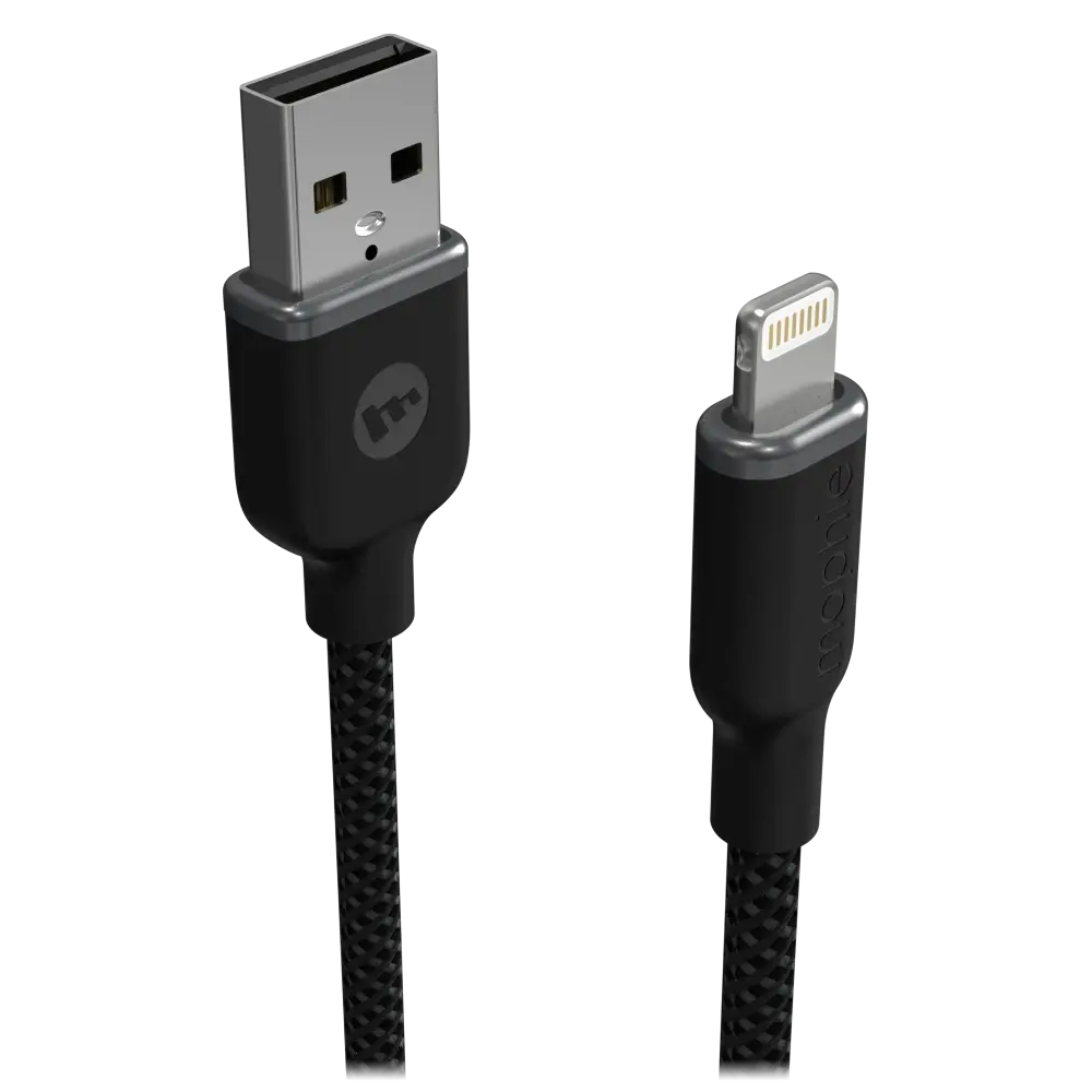 Mophie Charge Stream USB to Apple Lightning Cable 3ft/1m - Black