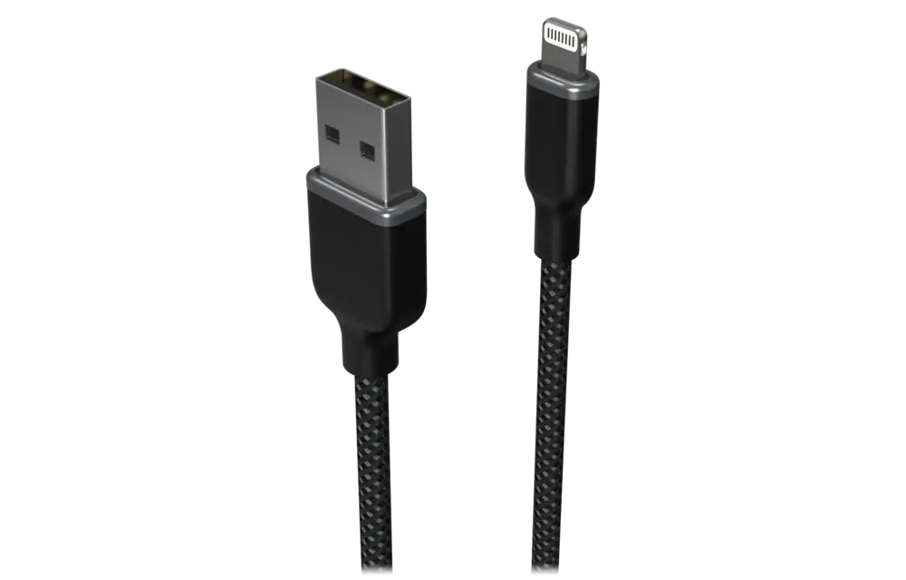 Mophie Charge Stream USB to Apple Lightning Cable 3ft/1m - Black