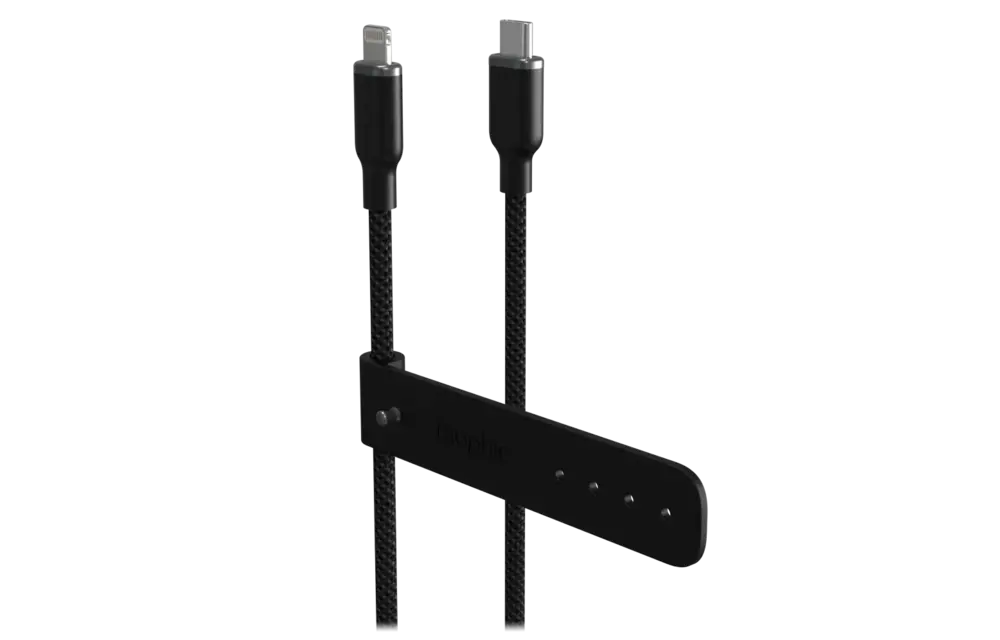 Mophie Charge Stream USB-C to Apple Lightning Cable 3ft/1M - Black