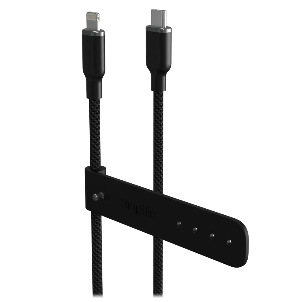 Mophie Charge Stream USB-C to Apple Lightning Cable 3ft/1M - Black
