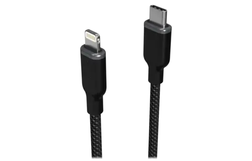 Mophie Charge Stream USB-C to Apple Lightning Cable 3ft/1M - Black