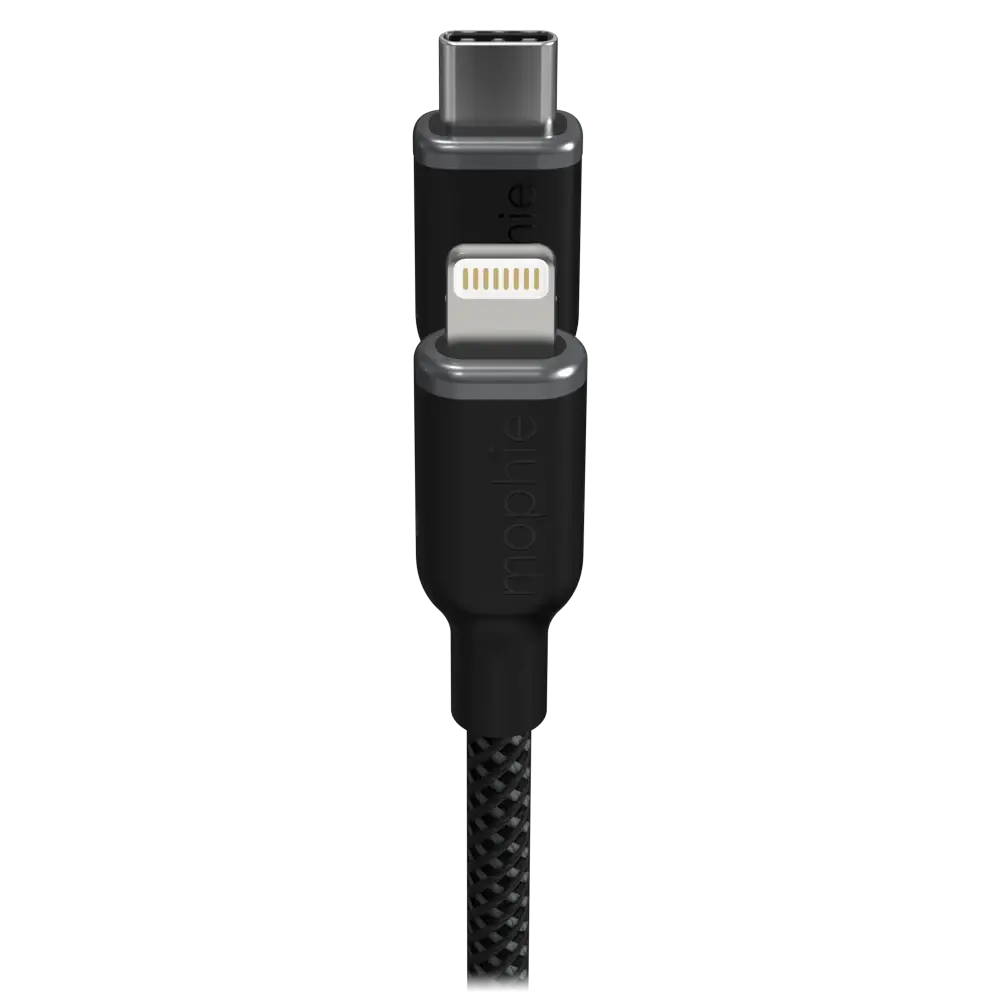 Mophie Charge Stream USB-C to Apple Lightning Cable 3ft/1M - Black