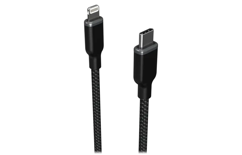 Mophie Charge Stream USB-C to Apple Lightning Cable 6ft/2M - Black