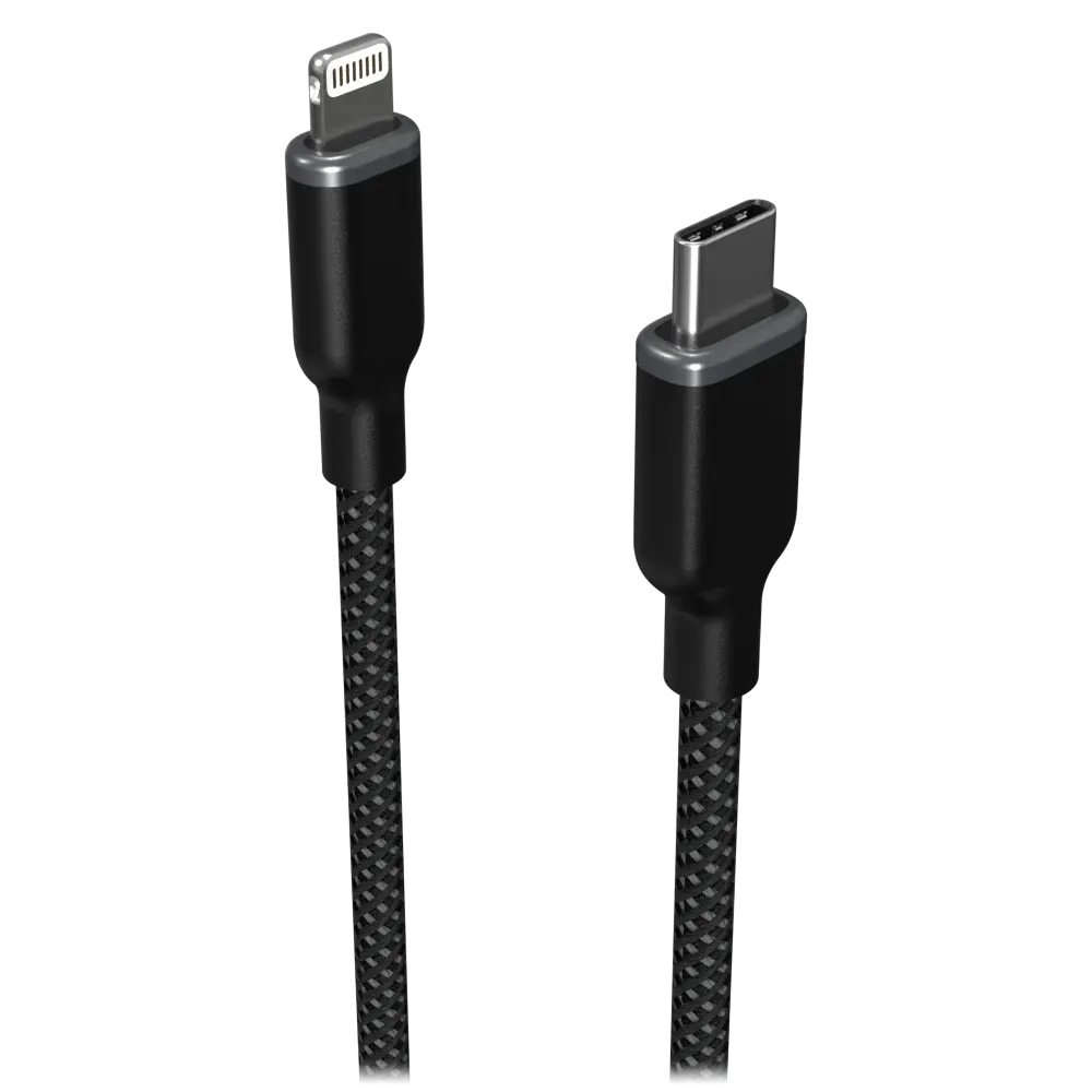 Mophie Charge Stream USB-C to Apple Lightning Cable 6ft/2M - Black