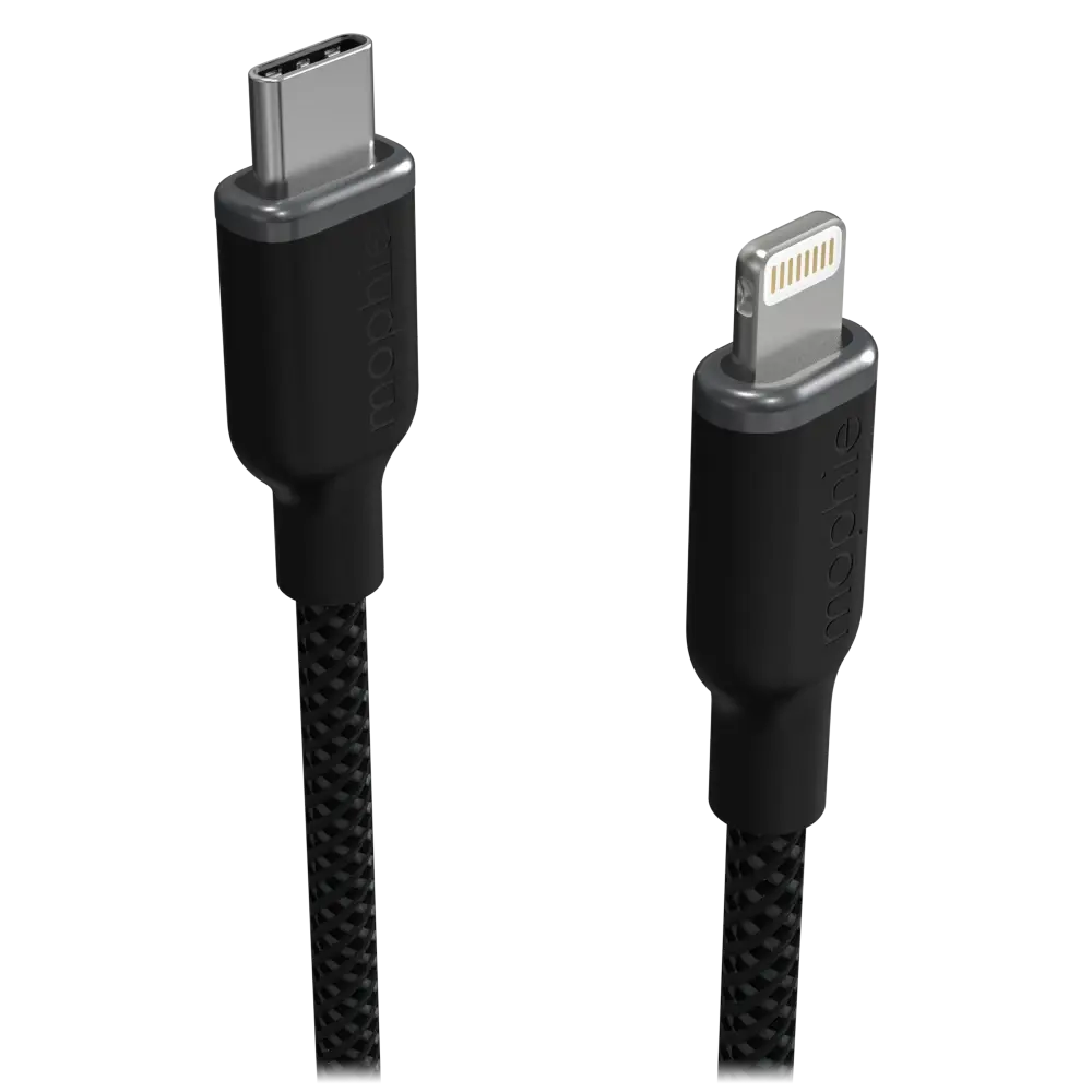Mophie Charge Stream USB-C to Apple Lightning Cable 6ft/2M - Black