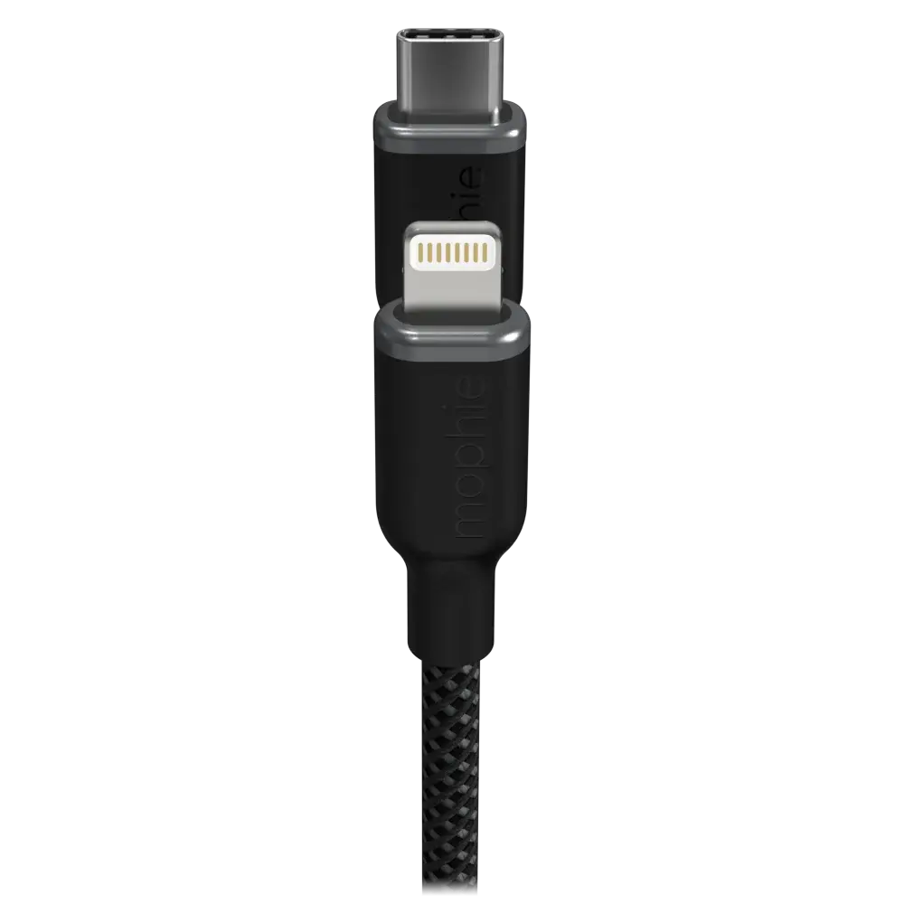 Mophie Charge Stream USB-C to Apple Lightning Cable 6ft/2M - Black