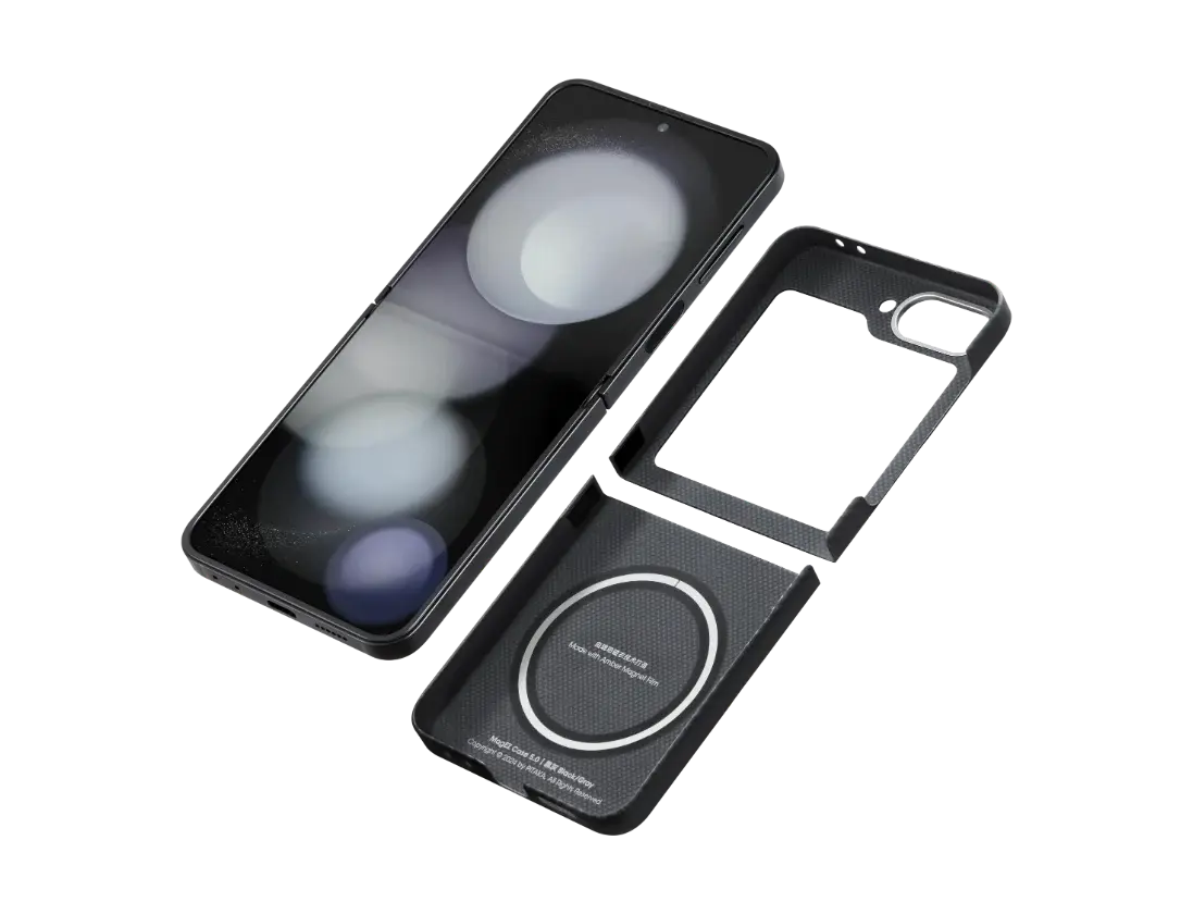 Pitaka MagEZ MagSafe Case 5 for Samsung Galaxy Z Flip6 - Black / Grey