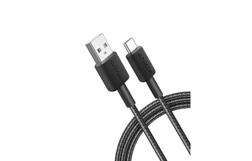 Anker Durable Braided Nylon USB-A to USB-C Cable 6ft/1.8m  - Black