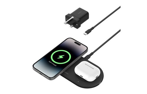 Belkin BoostCharge Pro 2-in-1 Magnetic Charging pad - Black