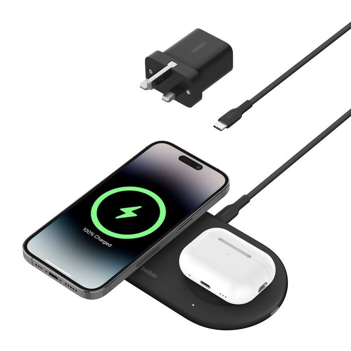 Belkin BoostCharge Pro 2-in-1 Magnetic Charging pad - Black