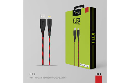 Goui USB to Lightning Cable 1.5m - Red